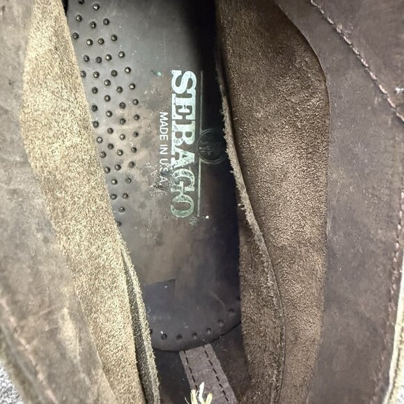 ✅Mens 8.5M Sebago Moc Toe Chukka Boots Cooktown Brown Leather Waterproof 55-987 main image 4